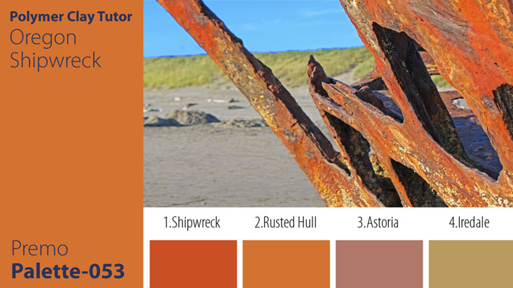 c-053 Oregon Shipwreck Palette Premo Oregon Shipwreck Palette c-053 Premo