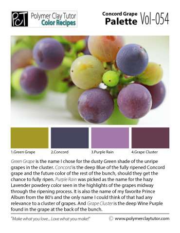 Concord Grape Palette c-054 Premo