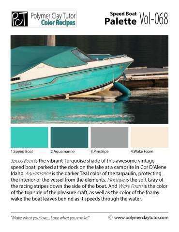 Speed Boat Palette c-068 Premo