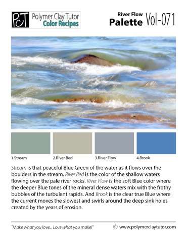 River Flow Palette c-071 Premo