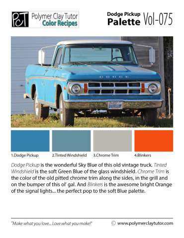Dodge Pickup Palette c-075 Premo