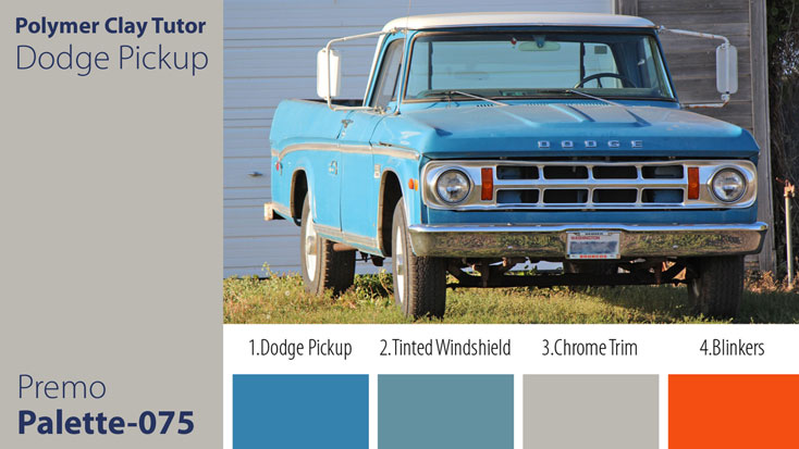 c-075 Dodge Pickup Palette Premo Dodge Pickup Palette c-075 Premo