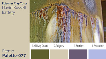 David Russell Battery Palette c-077 Premo