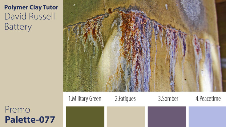 c-077 David Russell Battery Palette Premo David Russell Battery Palette c-077 Premo