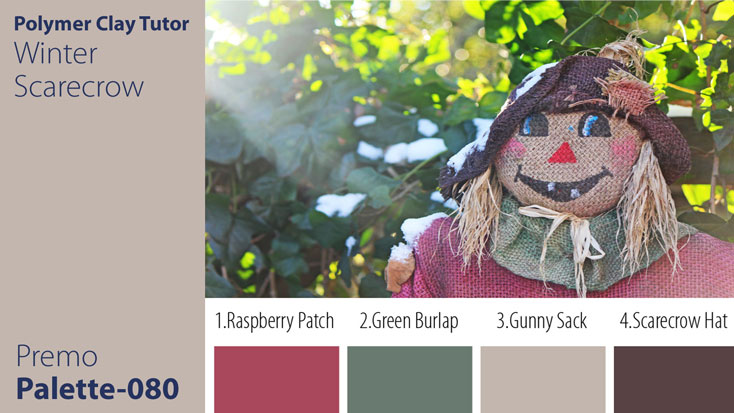 c-080 Winter Scarecrow Palette Premo Winter Scarecrow Palette c-080 Premo