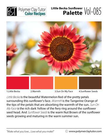 Little Becka Sunflower Palette c-085 Premo