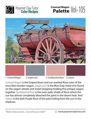 Covered Wagon Palette c-105 Premo