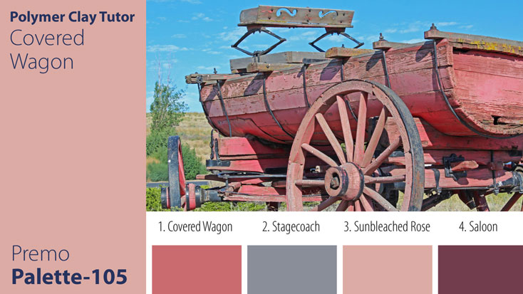 c-105 Covered Wagon Palette Premo Covered Wagon Palette c-105 Premo