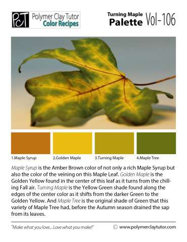 Turning Maple Palette c-106 Premo