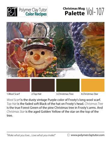 Christmas Mug Palette c-107 Premo