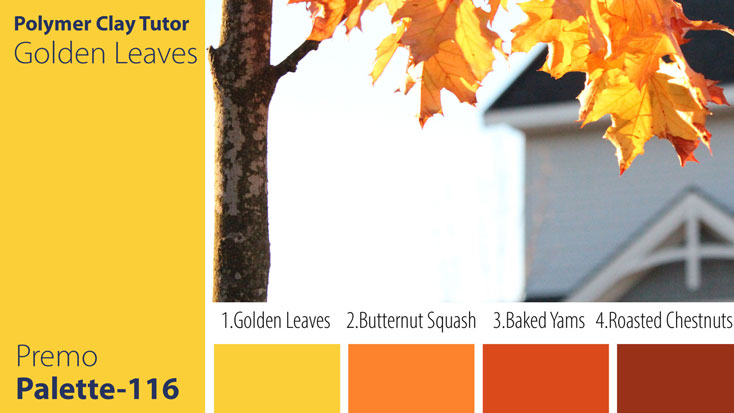 Golden Leaves Palette c-116 Premo