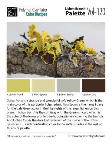 Lichen Branch Palette c-120 Premo