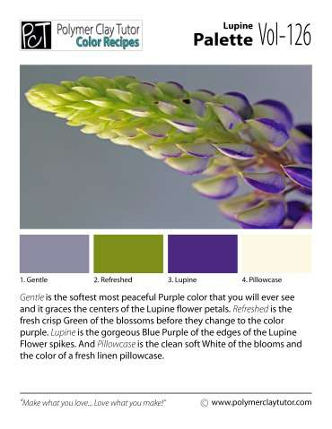 Lupine Palette c-126 Premo