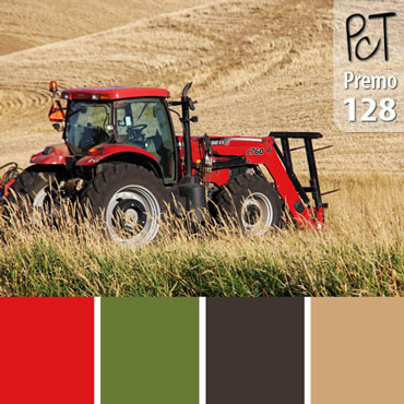 Red Tractor Palette c-128 Premo