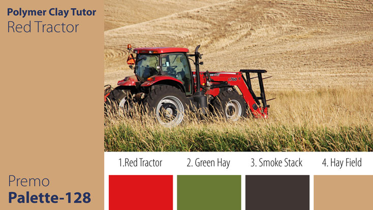 c-128 Red Tractor Palette Premo Red Tractor Palette c-128 Premo