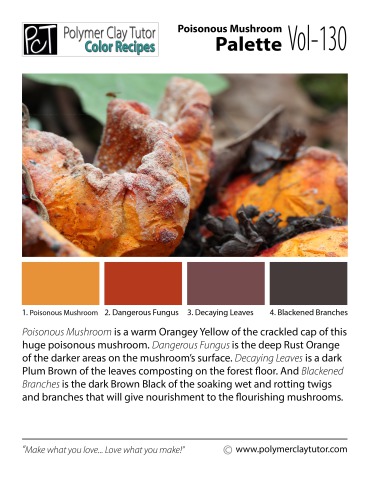 Poisonous Mushroom Palette c-130 Premo