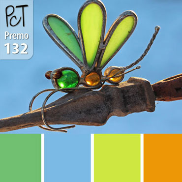 Glass Dragonfly Palette c-132 Premo
