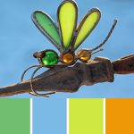Glass Dragonfly Palette c-132 Premo