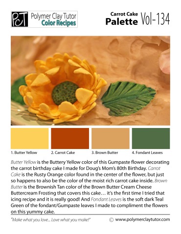 Carrot Cake Palette c-134 Premo