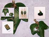 Brenda Moran Faux Jade Ivy Leaves