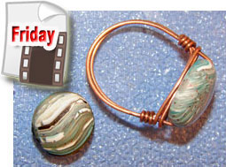 2010-08-20-wire-wrapped-polymer-clay-faux-agate-ring Wire Wrapped Polymer Clay Faux Agate Ring