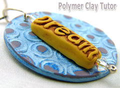 Textured Blue Pendents 1