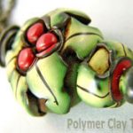 Holly Leaf Berry Christmas Necklace 1