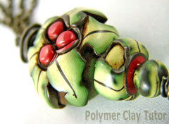 Holly Leaf Berry Christmas Necklace 1