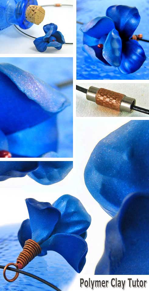 2011-07-04-sculpted blue-iris-pendant-polymer-clay-tutor-2 Sculpted Blue Iris Pendant 2