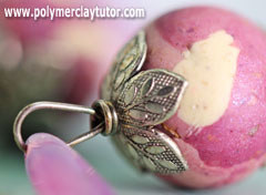 Flower Petal Bead Earrings